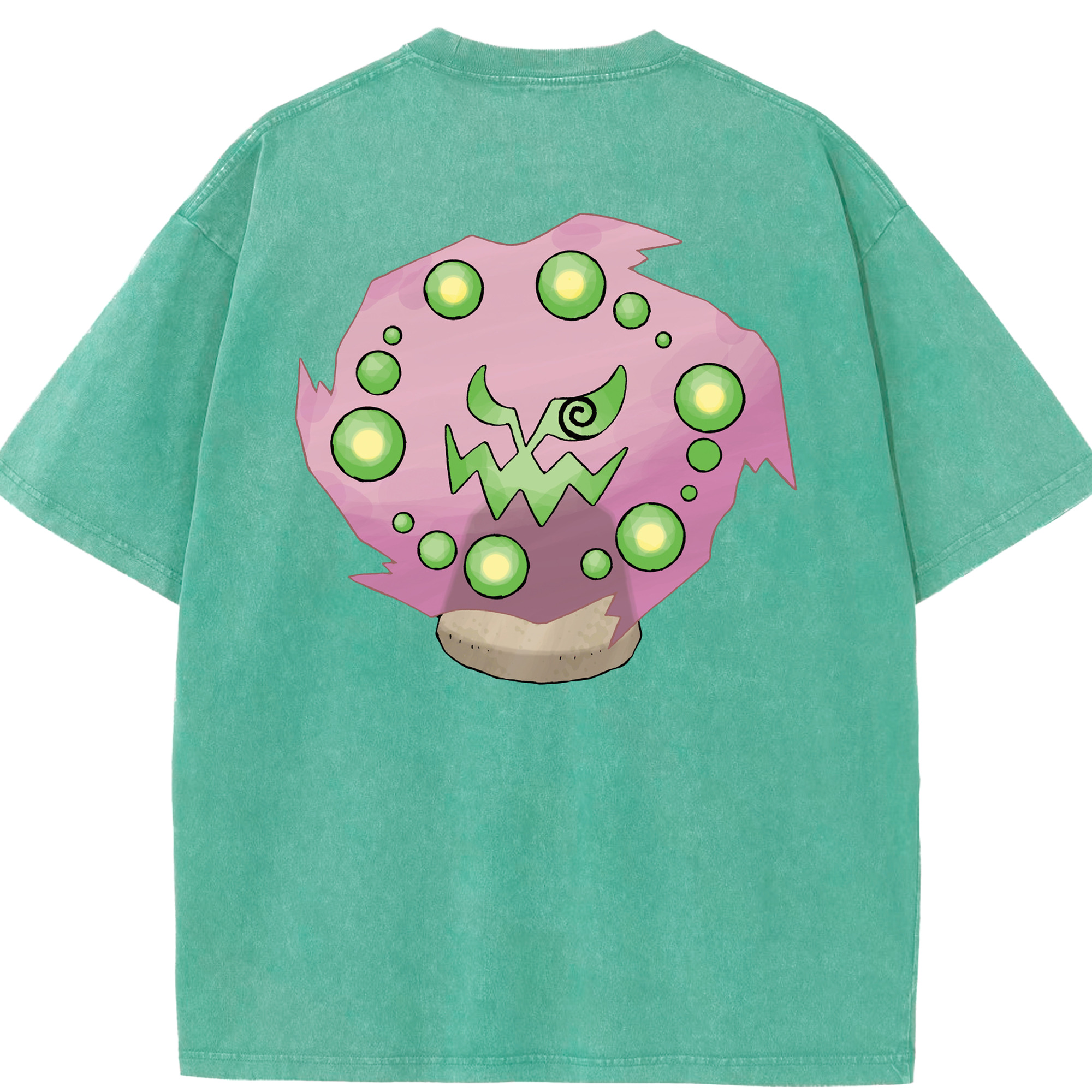 （画像用） ポケットモンスター Pokémon 綿100% ヴィンテージ風 半袖Tシャツ（背面プリント）